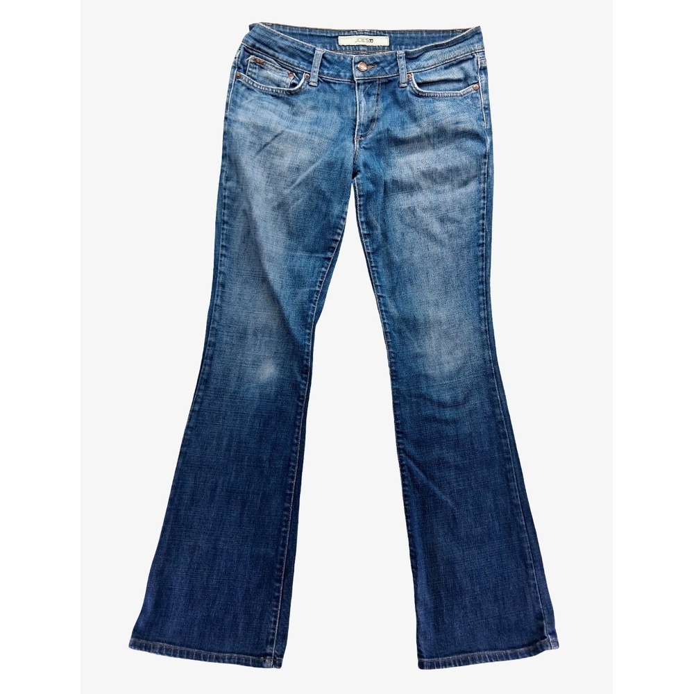 Joes Jeans Womens 31 Blue Mid Rise Regular Bootcut Medium Wash Denim Pants USA